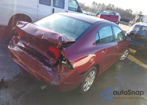 2008 Honda Civic Lx z USA, uszkodzony, nr VIN 1HGFA16598L093144